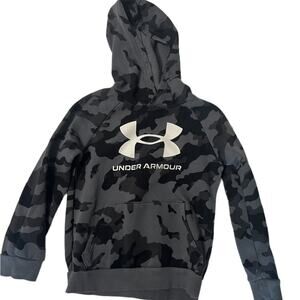Under Armour Black/Gray Camouflage Sweatshirt - Youth Small